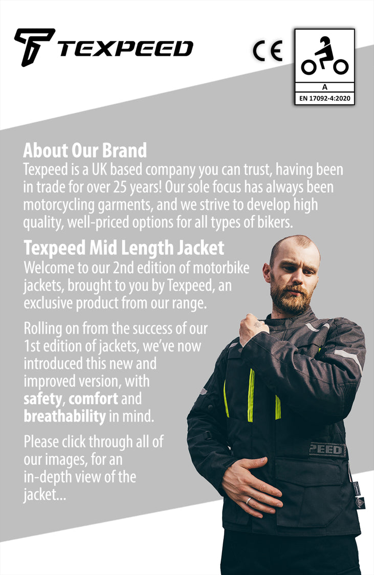 All Season Black Cordura Jacket | Texpeed