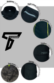 All Season Black Cordura Jacket | Texpeed