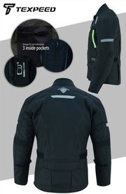 All Season Black Cordura Jacket | Texpeed