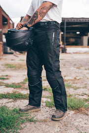 Motorbike Over Trousers Motorcycle Waterproof CE Knee Armour Rain Scooter Biker | Texpeed