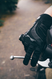 Womens Leather Motorcycle Warm Gloves Ladies Black Motorbike Waterproof Biker | Texpeed