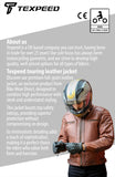 Touring Brown Leather Motorcycle Jacket | Texpeed