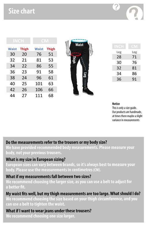 Cruiser Black Leather Motorcycle Trousers