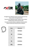 Axor Striker Open Face Motorcycle Helmet In Matt Black