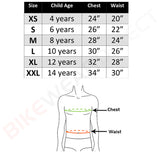 Childrens White Body Armour Bike MX Jacket