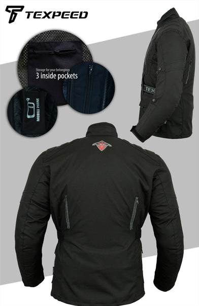 Waterproof Motorcycle Jacket with CE Armour | Texpeed