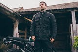 Long Black Waterproof Waxed Motorcycle Jacket