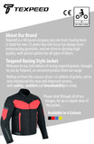 Racing Red Cordura Motorcycle Jacket