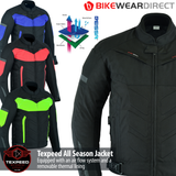 Racing Style Cordura Motorcycle Jacket