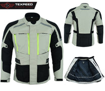 All Season White Cordura Motorcycle Jacket