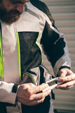 All Season White Cordura Motorcycle Jacket