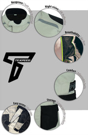 All Season White Cordura Motorcycle Jacket | Texpeed