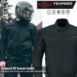 Mesh Black Cordura Motorcycle Jacket