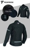 Women Motorcycle Jacket Ladies Motorbike Waterproof Moped With Biker Armour