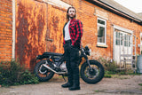 Cargo Waterproof Black Motorcycle Trousers