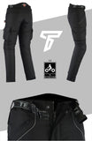 Cargo Waterproof Black Motorcycle Trousers
