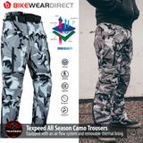 Camo Cordura Motorcycle Trousers
