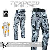 Camo Cordura Motorcycle Trousers