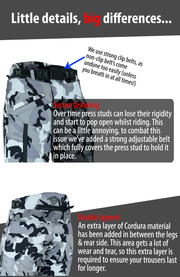 Camo Cordura Motorcycle Trousers