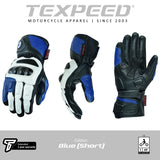Leather Sports Armoured Motorcycle Gloves