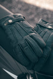 Soft Leather Motorcycle Gloves