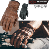 Classic Leather Motorcycle Gloves