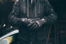 Motorcycle Motorbike Leather Gloves Winter Thermal Waterproof CE Protectors Bike | Texpeed