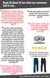 Aramid Motorcycle Jeans in Black or Blue