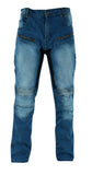 Aramid Lined Zipped Armoured Motorcycle Jeans