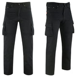 Motorbike Motorcycle Cargo Jeans Trousers Aramid Protective With CE Biker Armour
