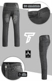 Aramid Lined Armoured Stretch Motorcycle Jeans