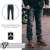 Aramid Lined Armoured Stretch Motorcycle Jeans