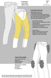 Aramid Lined Zipped Armoured Motorcycle Jeans