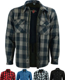 Aramid Lined Armoured Motorcycle Shirt Jacket