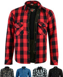 Aramid Lined Armoured Motorcycle Shirt Jacket