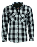 Kevlar Lined Armoured Motorcycle Shirt Jacket