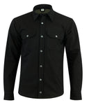 Aramid Lined Armoured Motorcycle Shirt Jacket