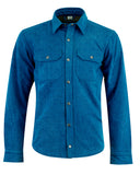 Kevlar Lined Armoured Motorcycle Shirt Jacket