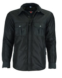 Kevlar Lined Armoured Motorcycle Shirt Jacket