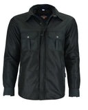 Aramid Lined Armoured Motorcycle Shirt Jacket