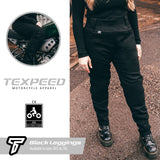 Aramid Lined Armoured Motorcycle Leggings