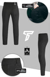 Aramid Lined Armoured Motorcycle Leggings