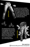 Motorcycle Jeans Motorbike Protective Aramid Denim Trousers With CE Biker Armour