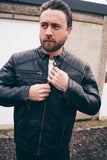 Casual Soft Leather Biker Style Jacket
