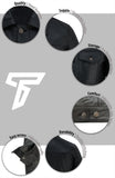 Signature City Casual Black Leather Buttoned Jacket