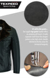Aviator Pilot Casual Leather Brown Fur Jacket