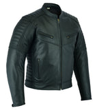 Sturgis Black Leather Motorcycle Jacket