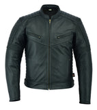 Sturgis Black Leather Motorcycle Jacket