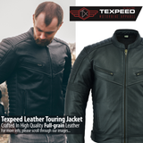 Sturgis Black Leather Motorcycle Jacket
