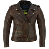 Brando Brown Leather Motorcycle Jacket